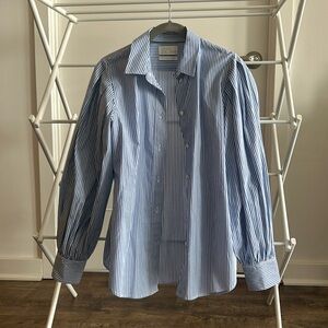 JCrew pinstripe button down